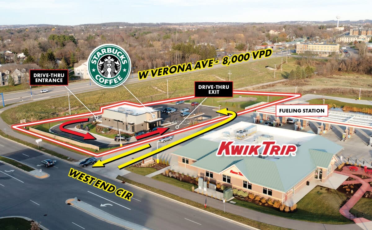 Starbucks NNN Investment | Madison MSA (Verona, WI) | Top-Tier Performance
